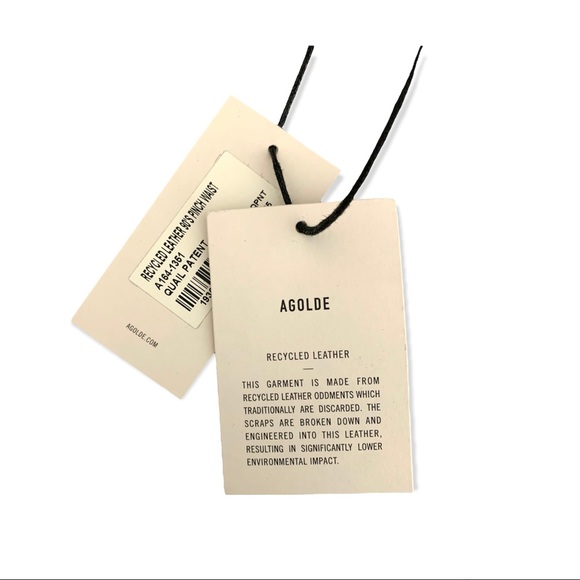 Agolde Recycled Leather Pants - Picture 2 of 3